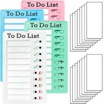 Списък на самодисциплина, дъска за бележки, ежедневно календар, списък със задачи, Корейски, канцеларски материали, Подвижна дъска за планиране, Офис консумативи