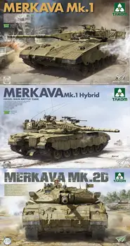 Комплект модели на танкове Takom 2078, 2079 и 2133 в мащаб 1/35 Merkava Mk.1 и Merkava Mk.1 Hybrid и Merkava Mk.2D