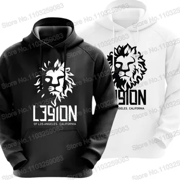 2024 Hoody Legion of Los Angeles Мъжки Ежедневни hoody L39ion Зимни блузи, Червен мотор облекло с качулка, Градинска облекло, Спортно облекло