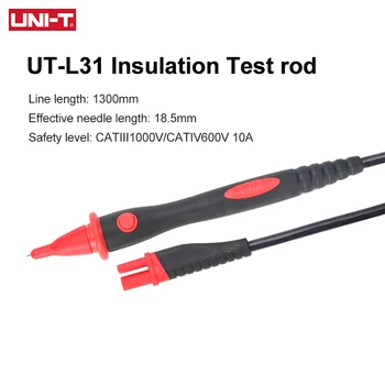 Тест-wire UNI T Probes UT-L31 с дистанционно управление, прът с ключ за UT505B