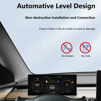 Подходящ е за Tesla model 3 model Y Модификация на LCD панела уреди подкрепа carplay