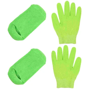 1 Комплект овлажнители ръкавици за сухи ръце, хидратиращи ръкавици за през нощта, меките овлажнители ръкавици, овлажняващи чорапи за момичета