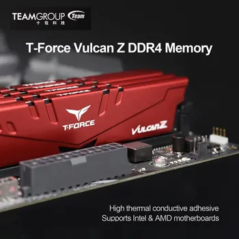 TEAMGROUP T-Force Вулкан Z DDR4 16GB, 8GB, 3200 Mhz (PC4-25600) Модул за десктоп памет Ram CL16