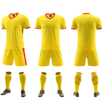 Нова футболна фланелка за мъже, комплекти футболна форма, футболна форма за момчета, спортно облекло за джогинг, спортен костюм