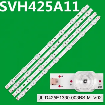 10 компл. led ленти осветление за 43A603AMV 43A7100FTUK ZD_SSC_D425_2X14_01_RFE30_V1.2_20191108 JL.D425E1330-003BS-M HD425X1U81-T0L2