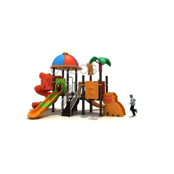 Най-новото оборудване за детски площадки за игра, пластмасова пързалка, търговско обзавеждане за детски площадки на открито