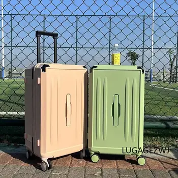 Калъф за превоз на багаж на колела от КОМПЮТЪР с голям капацитет, Мъжки, женски, за бизнес пътувания, за съхранение в студентски училище, Пътнически куфар в багажника