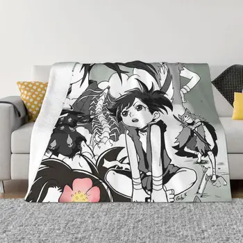 Фланелевое одеяло от аниме Дороро Хяккимару, пролет-есен, Страхотни Топли пелерини за зимно спално бельо