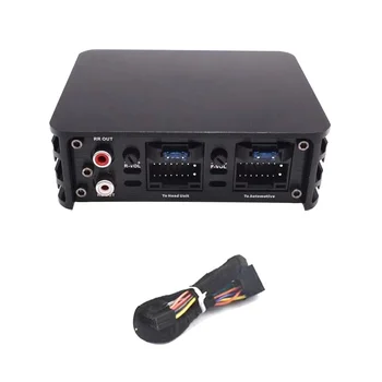 За автомобилни Android-радиоприемници Професионален DSP-усилвател аудио стерео 4X80 W машина за висока точност 4-лентов усилвател на мощност