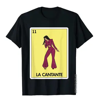 Подарък Лотария La Cantante - Тениска Мексикански Лотария Оверсайз За Мъже, Тениски, Потници и Тениски Онази, Памук, Фитнес