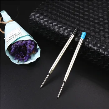 Метална химикалка дръжка с въртяща се дръжка 0,7 мм Маслена дръжка 0,5 мм G2 черни сини Гел мастило