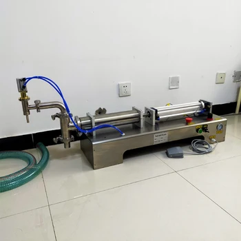 Автоматична машина за пълнене на течност с конвейерна лента, с една глава Може да се определи с висока точност на Висока температура и температурна устойчивост