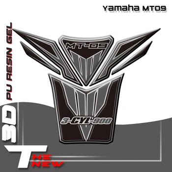 Мотоциклет 3D емблема на Защита на резервоара Тампон Стикер Стикер Защита на резервоара Тампон Стикер за Yamaha MT09 2013 2014 2015 MT-09