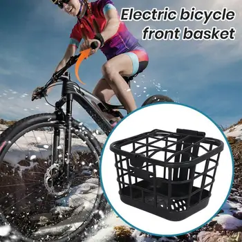 Предната кошница за велосипед с Голям капацитет, Здрава Носеща способност, Лесна инсталация, Дубликат част за велосипеди кошница за скутери, аксесоари за велосипеди