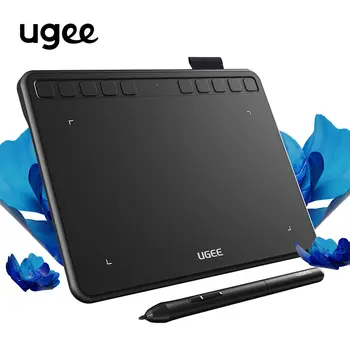 Графичен таблет UGEE S640, 6-инчови таблети за рисуване, Дигитален бележник за писане, дъска за рисуване, 8192 Стилус за лаптоп Android, Windows, Mac