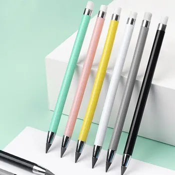 6ШТ Перманентен Цветен молив, грифельный грифель, устойчив на абразия, него не е лесно да се повреди, взаимозаменяеми преносим молив, канцеларски материали