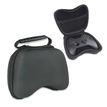Чанта за съхранение на геймпада, детска дръжка, Удароустойчив твърд калъф с цип, преносим за Xbox One/Switch Pro/PS3/PS4, комплект с джойстик
