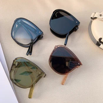 Нови модни Сгъваеми слънчеви очила, Летни слънчеви очила с защита от uv, Мъжки и Женски улични Преносими Сгъваеми слънчеви очила за риболов