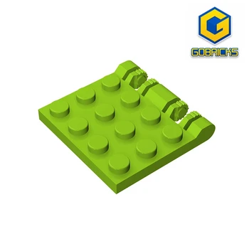MOC Set GDS-1132 Шарнирная плоча 3 x 4 с двоен ключ на 2 пръста, 9 зъби, която е съвместима с детски играчки lego 44570 бр.