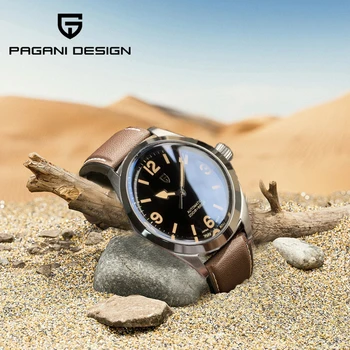 PAGANI DESIGN 2023 Нови Мъжки Класически Бизнес Автоматични Механични Часовници е от Неръждаема Стомана, Сапфировые часовници за мъже reloj hom