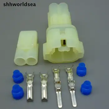 shhworldsea 2,2 мм 2-пинов автоматични електрически конектор EGOS авто сензора за кислород конектор за кола водоустойчив конектор за Suzuki и т.н.