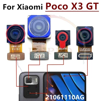Предна Основната Камера Xiaomi POCO X3 GT 21061110AG Оригинална Предна Seilfie Малка Основната Голяма Задната Камера Гъвкав Кабел