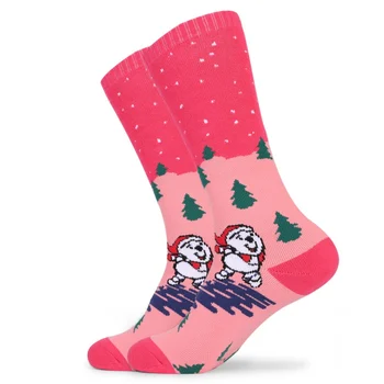 1 Чифт детски ски чорапи Дебели сноубордические ски чорапи за момичета и момчета, высокоэластичные термоноски за спорт в снега