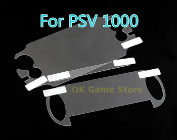 1 комплект Прозрачни защитни LCD фолио за дисплея на Предната и задната капачка на филм с почистването кърпа, за да PSVita1000 PSV 1000 PSVITA PSV1000