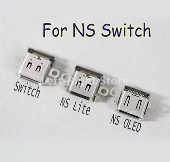 10 Бр. За NS Switch OLED джак Type-C Конектор Порт Оригинален Жак за Зареждане За конзолата Nintendo Switch Lite
