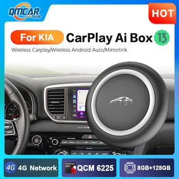 Carplay Tv Box Android 13 Системен Безжичен Адаптер Carplay Android Auto QCM6225 8 + GB 128 GB За Kia Soul, Optima Niro K5 K8 K900 EV6
