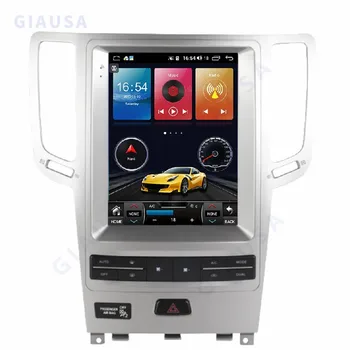 Android За Infiniti GX G37 G25 G35 2008-2015 Авто Радио Стерео Екран Tesla Мултимедиен Плеър Carplay Auto 8G + 128G 4G Зво Unini