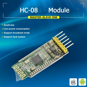 Keyestudio HC-08 Master Slave Модул Радиоприемник CC2540 Bluetooth-съвместими модул за Arduino, Съвместим с iOS и Android