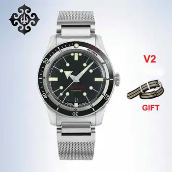 IX & DAO IPOSE V2 Автоматични Механични Часовници PT5000 Луксозна марка, мъжки Автоматично ръчен часовник за гмуркане, Сапфирен кристал 20Bar 40mm 5303