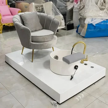 Гореща разпродажба Стол за педикюр, с венчелистчета, потребителско цветно стол за масаж на краката за маникюрного салон