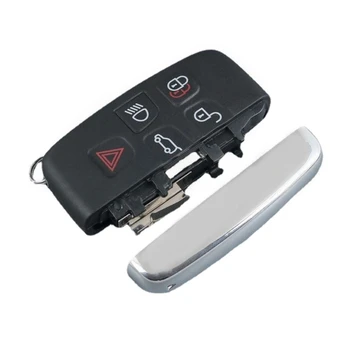 Пластмасов калъф за авто ключ, с 5 бутона, калъф за авто ключ с дистанционно управление, Подмяна на своята практика за автомобилния ключ fob, аксесоари за автомобили