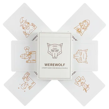 Карта White Werewolf Подли People За Двойки, Които Играят На Алкохол Love Edition, Развълнуван Трапезен Комплект За Партита