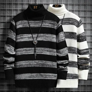 Шарени мъжки пуловер, Новият есенно-зимния пуловер в стил хип-хоп, мъжки уличен жилетка, пуловер за отношение в стил Харадзюку