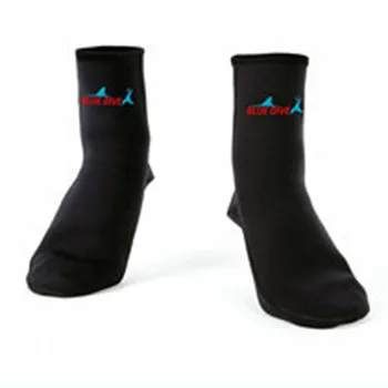 3 мм неопренови чорапи за гмуркане и плуване за възрастни, сгъстено нескользящие чорапи за водни спортове и сърф за мъже и жени, плажни топли чорапи за гмуркане