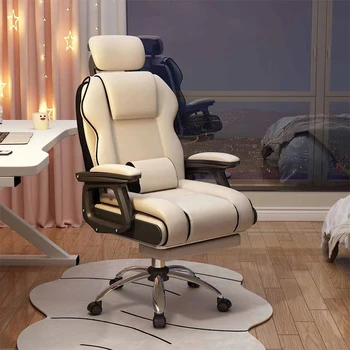 Компютърно игралното фотьойл, работно бюро, Обзавеждане на офис мрежи с висока облегалка, Кожени столове за всекидневна, акцент върху геймерской мебели Silla