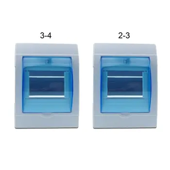 Пластмасов разпределителните кутия с прозрачен капак за 2-3/3-4 начина за разпределение на капацитет за защитна кутия за Mini