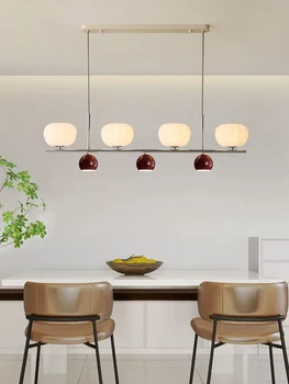 Креативна Ресторанная полилей таванна Nordic Желязо Art Led висящи лампи с Кухненски остров Бар Кафене осветителни Тела за дома