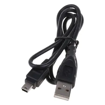 1 комплект кабел USB 2.0 Външен USB кабел Mini B от PVC за зареждане на MP3