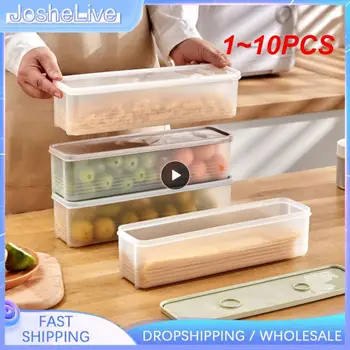 1-10 бр. Запечатанная кутия за Спагети в Японски стил, кутия за макарони, Запечатани на банката за плодове, Пластмасова кутия за съхранение в Кухненския хладилник