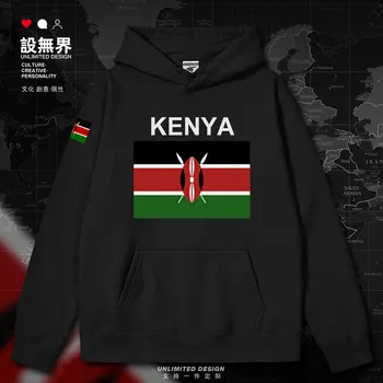 Държава Кения, мъжки блузи, потници, спортни дрехи с дълъг ръкав, градинска дрехи с принтом, пуловери, мъжки бели спортни дрехи есен-зима