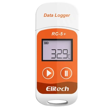 Elitech RC-5 + PDF USB-дървар температурни данни, многократно дървар 32000 точки за охлаждане, транспортиране на хладилната верига може да.