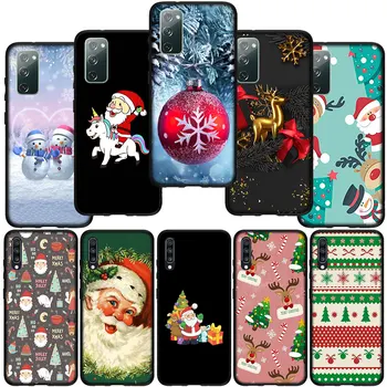 Весела Коледа, Снежен човек, Дърво, Елена, Калъф за Телефон Xiaomi Poco X3 GT NFC X4 M2 M3 M4 Pro 4G M5 F3 10T 11T 11 12 C3 C40