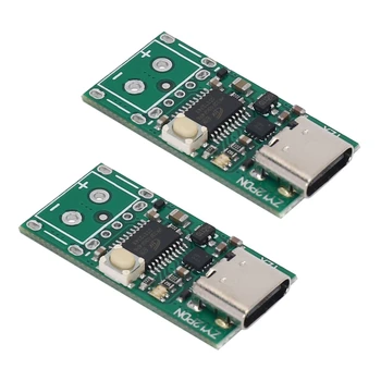 2X Конвертор USB-C PD2.0/3.0 в постоянен ток Модул храна-стръв, За да стартирате бързо зареждане, детектор Тестер анкета (ZY12PDN)