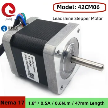 2-фазно Стъпков Двигател Leadshine Nema17 (42CM06) 2,5 А/0,6 Н.м Диаметър на Вала 5 мм За 3D-принтер, Производство на Електрически Съоръжения