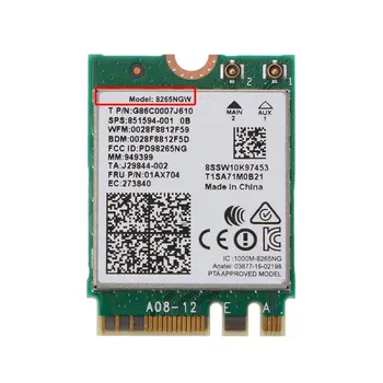 Двухдиапазонная карта 2,4/5 Ghz, съвместима с Bluetooth 4,2 За Intel 8265 AC8265