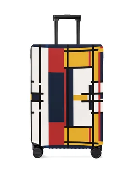 Геометрия, Абстрактни линии, чанта за багаж, еластичен калъф за куфара, торбичка за прах за багаж, чанта за носене, за пътищата, куфар 18-32 инча